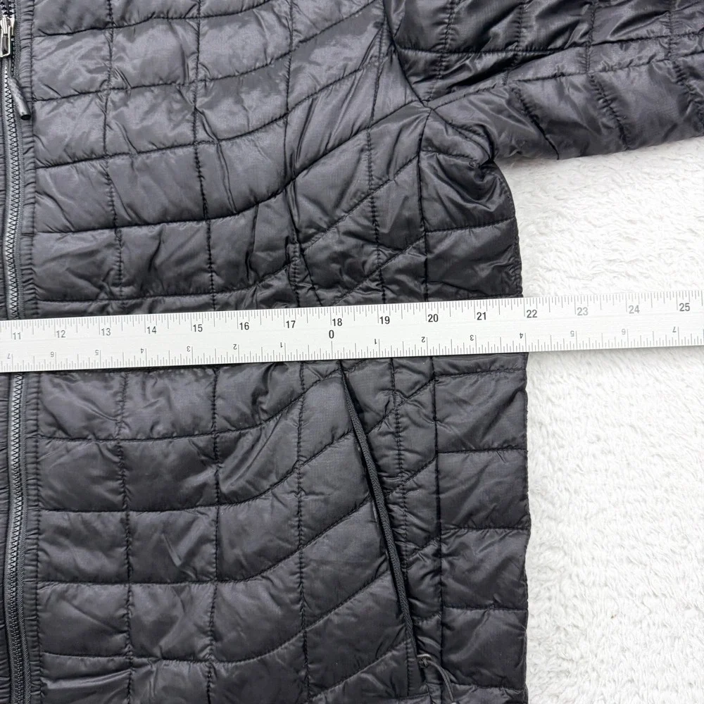 The North Face Mens M Black Quilted Puffer Full Zip Insulated Jacket Rochester